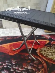  3 طاولة سفرة راتان بحالة الجديد