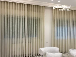  20 تفصيل وتركيب ستائر لنن تركية بموديلات جديدة  وجميع انواع الستائر (زيبرا رول عامودي و معدنية)