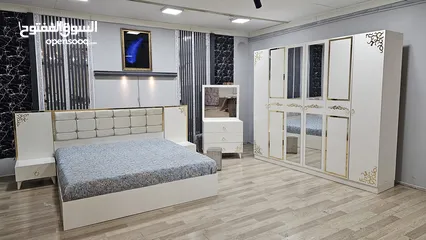  14 تخفيضات  غرف نوم تركي مميزه 7 قطع شامل التركيب والدوشق الطبي مجاني