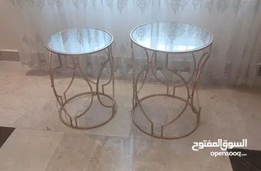  3 طاولات لونن دهبي