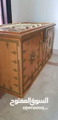  2 Large antique wood Zanzibar chest with extensive brass studwork