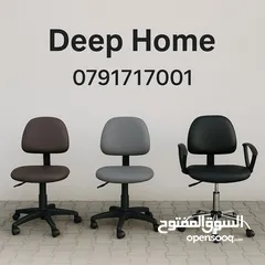  2 كرسي مكتب مريح وأنيق! تصميم عملي بجودة عالية مناسب للمكاتب، العيادات، والصالونات