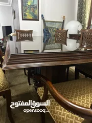 7 طاولة سفرة مع سبع كراسي