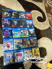  5 سيديات ألعاب بلاسيتشن 5/4