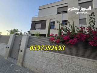  8 فيلا فاخرة ثلاثة طوابق للايجار ( للمؤسسات والسفارات ) مساحة 350 م رام الله - الطيرة