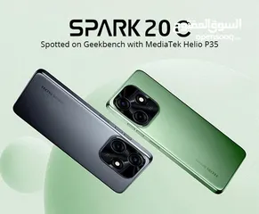  4 TECNO SPARK 20C 16GB RAM (8+8) 128GB NEW /// تكنو سبارك 20 سي 16 رام 128 جيجا كفاله الوكيل االرسمي