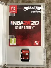  2 Nintendo switch game ( nba2k20 )