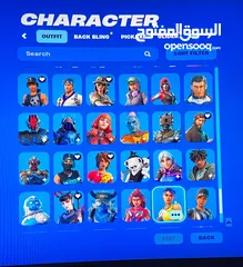  7 حساب فورت نايت نادر مع الاساسي فيه 200 سكن