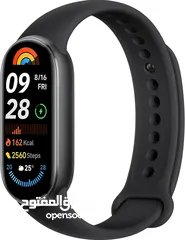  4 شاومي باند 9 الجديد بسعر ممتاز Xiaomi Smart Band 9 Midnight Black
