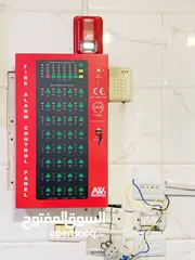  6 طفايات حريق  انذار واطفاء الحريق  ابواب مقاومه للحريق  معدات سلامه عامه