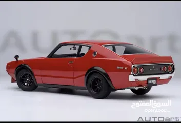  3 مجسم سيارات 1:18 Niss-an GTR Sky-line V-المواصفات II سبيكة محاكاة نموذج سيارة