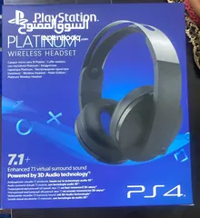  1 Ps4 sony platinum headsetسماعات بلايستيشن سوني