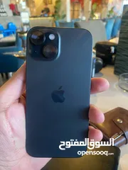  1 ايفون 15 128gb الجهاز جديد مكفول ابل لشهر 1 2026 مشحون 14 مرة فقط