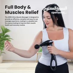  3 جهاز المساج للعضلات وتنشيط الأنسجة آي الترا  4رؤوس  8سرعات  1800 mAh  حقيبة تخزين  شامل التوصيل