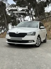  5 سكودا فابيا موديل 2020 ترخيص 2019 نابلس