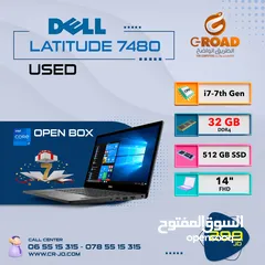  1 لابتوبات Dell Latitude 5480 مواصفات عالية 32 جيجا رام ، SSD 512 GB  