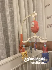  2 علاقة تخت و فرشة اطفال مع موسيقى