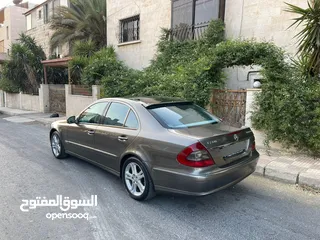  18 مرسيدس E200 فل كامل بانوراما موديل 2007
