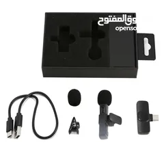  5 wireless microphone K8 مايكروفون بلوتوث شحن