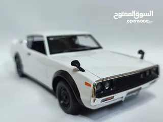  8 مجسم نيسان سكايلاين حديد