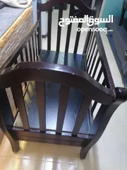  2 تخت بيبي خشب ممتاز