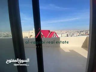  12 شقة - للايجار - لم تسكن - دوبلكس مع ترس - الرابية 5 نوم