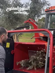  5 Shredder for wood and tree branches- tractor mounted type فرامة أغصان تعمل على التراكتور