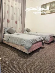  22 شقة سوبر ديلوكس مفروشة جديدة للايجار الشهري و السنوي في ارقى مناطق مرج الحمام بالقرب من دوار البكري