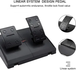  11 ستيرنغ ويل مقود سواقة مع بريكات لأجهزة الـ PC و البلايستيشن PXN V3 Steering