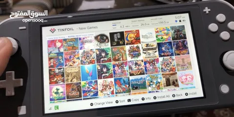  1 ننتندو سويتش إصدار ثان مع 5000 لعبة Nintendo v2 modded