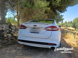  6 فورد فيوجن تيتانيوم 2018 Ford Fusion Titanium white  اعلى مواصفات نظيفه جدا استخدام شخصي ماشيه 96000