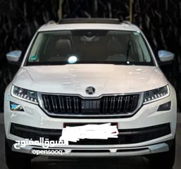  3 سكودا كودياك ترخيص 2019 مختم بالكامل فل الفل مع فتحة سقف بانوراما
