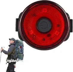  4 ضوء تنبيهي فاخر للدراجات الهوائية والخوذة led safety bicycle or helmet tail light