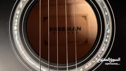  10 جيتار Freeman كلاسيكي اللون الاسود القاتم  للبيع