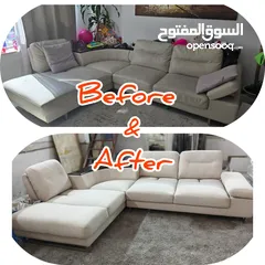  1 Sofa upholstery and customization of sofa and curtains