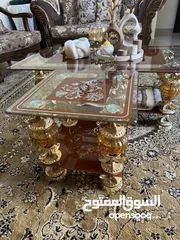  4 طقم طاولات وسط زجاج
