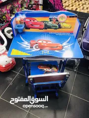  6 السعر شامل التوصيل داخل عمان عرض خاص على مكتب الدراسة للاطفال مع مقعد فقط من island toys