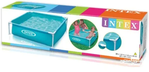  1 انتكس   حوض سباحة صغير بإطار  أزرق   العلامة التجارية: انتكس  وزن المنتج: 11 كجم  المجموعة المستهدفة