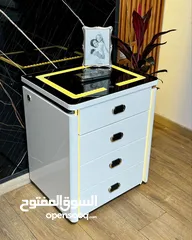  4 الكوميدينا الذكية مع الخزنة تصميم عصري وظائف ذكية أمان عالي مصنوعة من أجود أنواع الخشب .