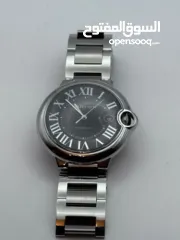  1 ساعة GALLERY أنيقة (تصميم كارتييه المميز) - زجاج ياقوت Sapphire