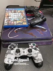  1 بلي فور سلم  واحد تيرا  ps4 slim 1t