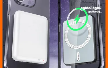  7 باور بانك VFan F12 المميز بسعة 5000mAh، شاحن محمول مثالي لتلبية احتياجاتك اليومية.