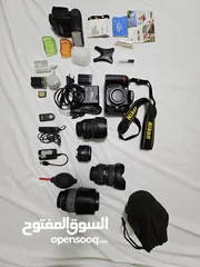  2 Nikon d7000 DSLR Camera, 4 Lenses, Flash & Accessories ( photography )