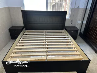  2 غرفه نوم كامله بدون الفرشه للتخت (اللون البني )