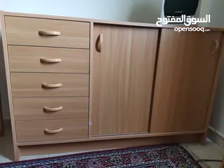  1 Drawers n cabinets with sliding door
