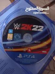  2 قرص مصارعة  W2K22  للبلاي ستيشن4