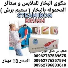  1 Steam Iron Brush  كوي وتنظيف الملابس والمفروشات