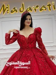  6 فساتين زفاف وخطوبه للبيع بسعر الجمله في عمان متوفر خدمه التوصيل لجميع المحافظات
