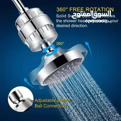 1 Luxury filter shower head set for hard water remove chlorine and harmful substances