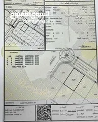  1 ارض سكنية للبيع في العامرات مدينة النهضه 14 على  مدخل المنطقة مباشرةً وسط المنازل